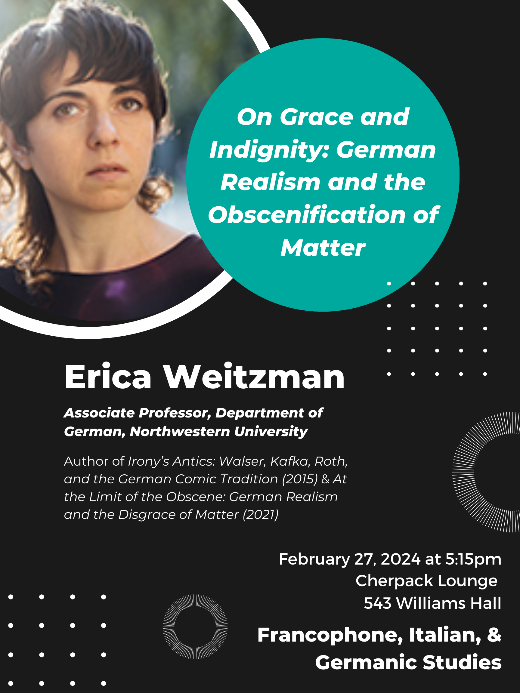 Erica Weitzman poster